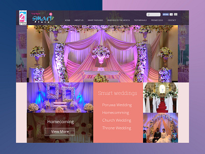 Wedding Services - Web design