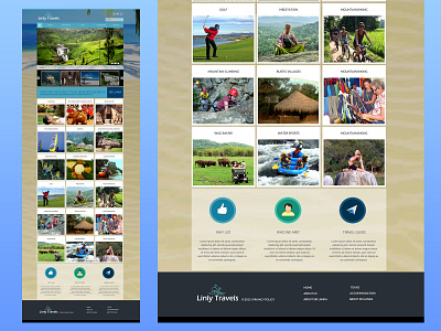 Travel Web site design