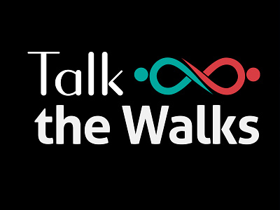 Talk the walks logo design