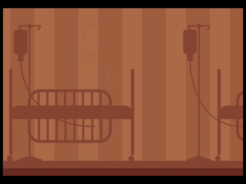 Hospital after effects animation illustration