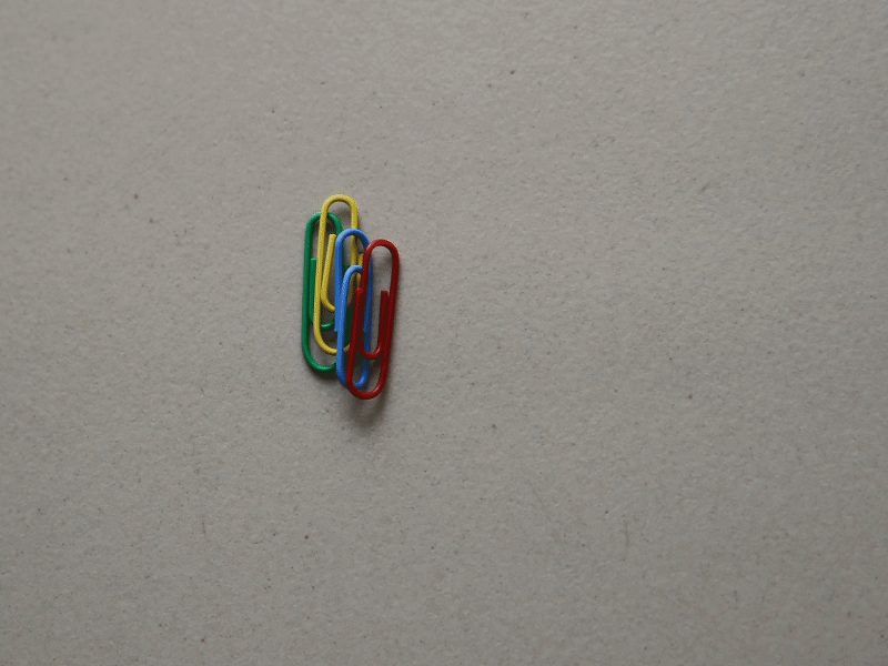 Paperclip 2020 stopmotion 2020 animation new year paperclip photo stopmotion