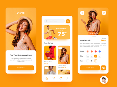 Yanuwar Adi Pratama app design fashion ui ux