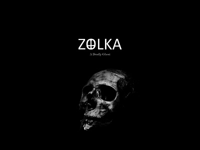 Zolka deadly ghost black corel draw dead ghosts graphic design photoshop portfolio poster art poster design satan skulls uiux webdesign zolka