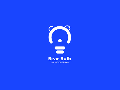 Bear Bulb Logo Design