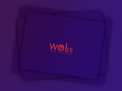 Wol18 Card blue branding corel draw design icon logo photoshop webdesign