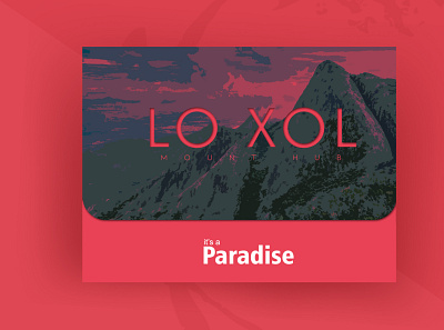 LO Xo 2019 graphicdesign illustration photoshop red vector web banners weblayout