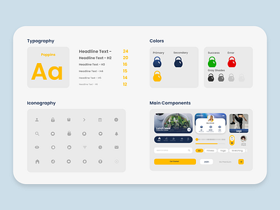 Design System - WeFit branding design design system ui