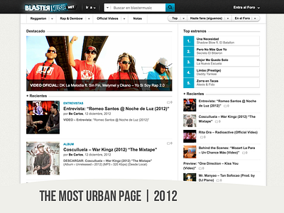 BMNET - BLASTERMUSIC.NET (2012) blog header music showcase trending urban