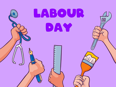 Labour Day design digital art graphic graphic design graphics illustration labour day may may day