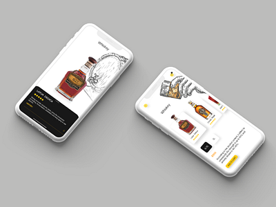 Liquor store application app design application design graphic graphics illustration ui uiux ux