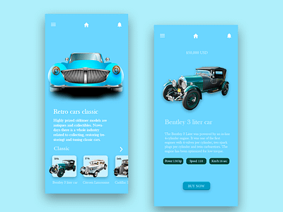 Rental Car app design application design digital art graphic graphic design rental ui uiux ux