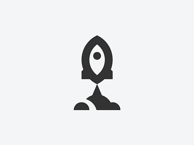 Rocket branding geometry icon identity logo logotype mark minimalism rocket space