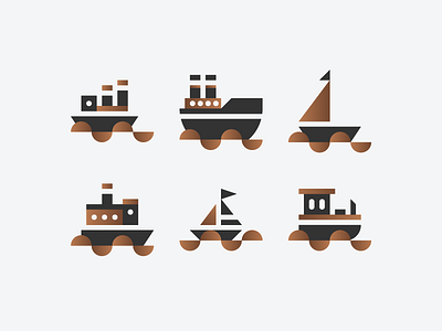 Boats Vector Set