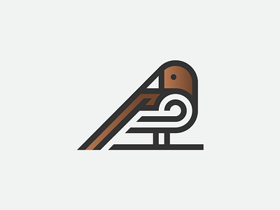 Birdie animal bird branding fly geometry icon identity illustration logo logotype minimalism wing