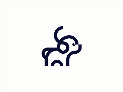Puppy animal branding dog geometric identity logo minimal minimalism pet puppy simple