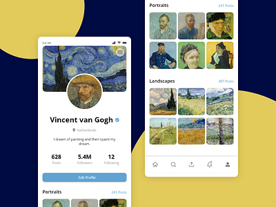 User Profile - Portfolio App