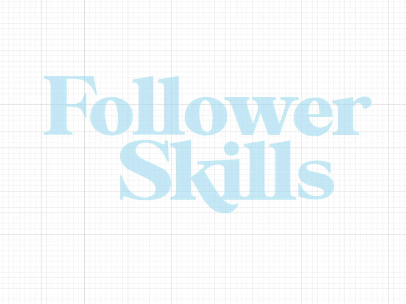 Follower Skills Logo Concept 1970s brand branding desaturated design illustration logo logodesign mask swiss design type typography vector