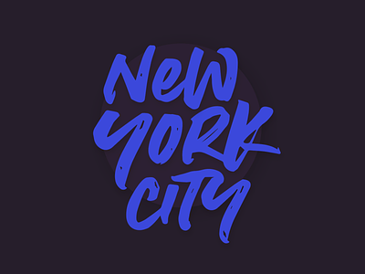 NYC city dark app dark colors dark ui desaturated logo logos nighttime