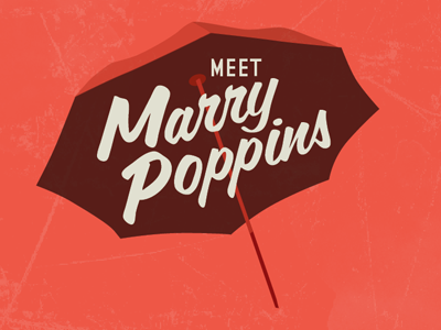 Meet Marry Poppins - logo concept 2