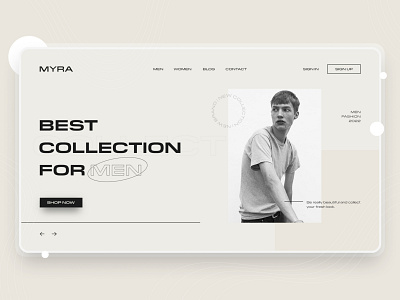 Myra. - Fashion Ecommerce Website. app design branding business clean clothing design ecommerce fashion website graphic design light minimal online shop online shopping shopping trendy design ui uikit ux web design woocommerce