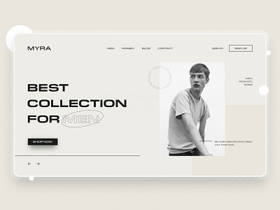 Myra. - Fashion Ecommerce Website.