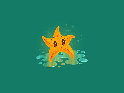 Starfish cute illustration junkykid prince starfish