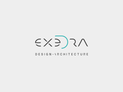 Exedra architecture culture design exedra genius interior design light logo logotype