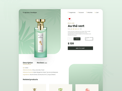 Daily UI #012 - E-Commerce Shop (Single Item)