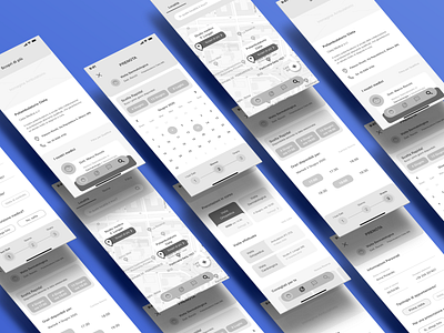 Medical app - wireframe