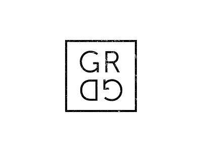 GRGD | Concept branding geometric identity mark modern sans serif square typography