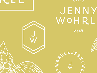 Jenny Wohrle | Branding Concept (Expanded) branding floral identity illustration modern simple typography