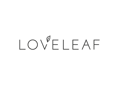 Loveleaf Co. | Final Logo branding identity modern sans serif simple