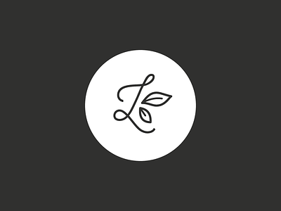 Loveleaf Co. | Mark Concept branding identity illustration leaf leaves mark monoline script