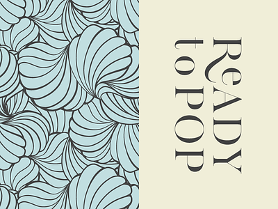 Ready To Pop | Branding Concept branding identity pattern typography