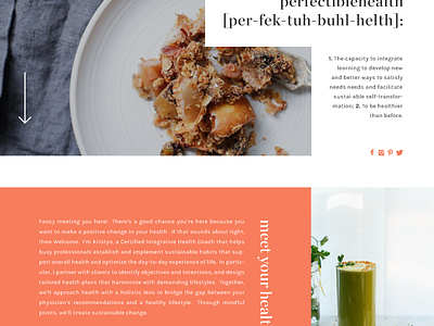 Perfectible Health | Website Concept grid modern typography website website design