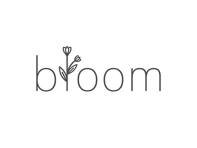 Bloom | Branding Concept bloom branding floral flowers identity illustration line art plant typography