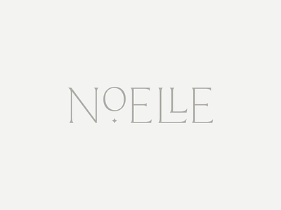 Noelle | Primary Logo branding identity typography