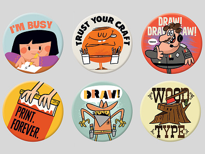 Magnets for the creative professional character magnets retro thebeastisback