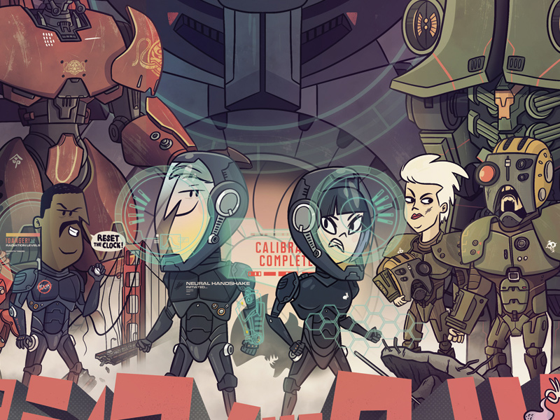 Pacific Rim Movie Poster By Christopher Lee On Dribbble