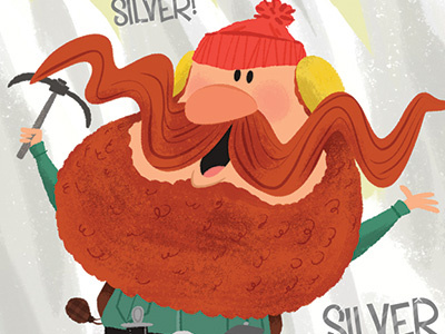 Yukon Cornelius character illustration texture yukon cornelius