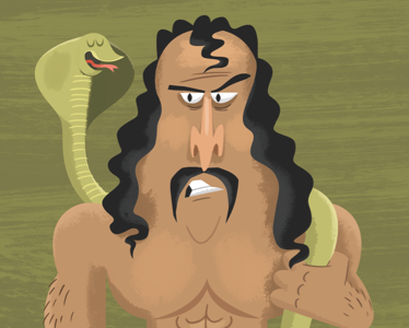 Jake "The Snake" Roberts character retro wrestling