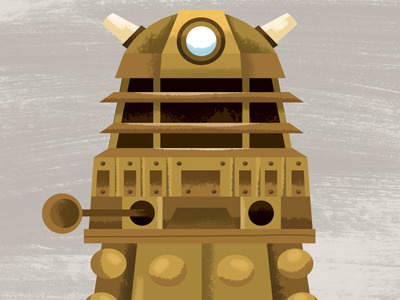 Dr. Who - Dalek character dr who retro