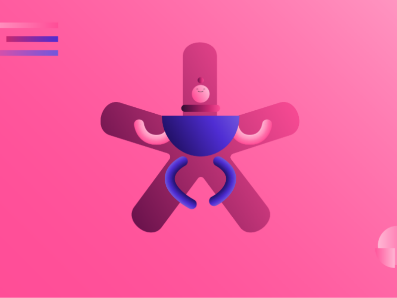 A long journey (2) motion design illustration
