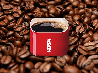 App Icon Concept app appicon coffe inspiration ios red