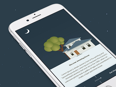 Amazing House :) android app. ux home house illustration ios