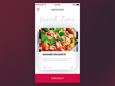Day 7 (Food App) android app daily ui food ios