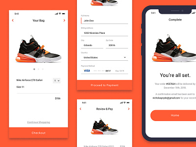 Mobile Payment Flow - Sneaker Culture