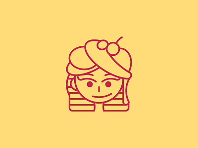 Сonfectioner's logo | Tory baking girl logo logo designs logotype mascot mascot logo vector идеи логотипа