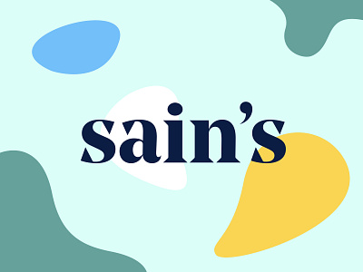 Lettermark for Sains branding color design flat identity inspiration logo minimal typography vector