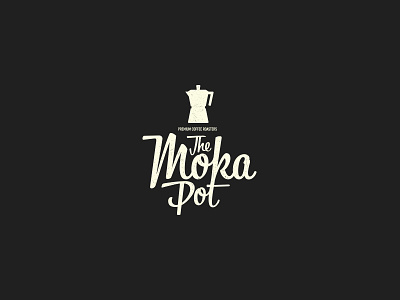 The Moka Pot Logo branding coffee design icon identity logo mark signature typo typography